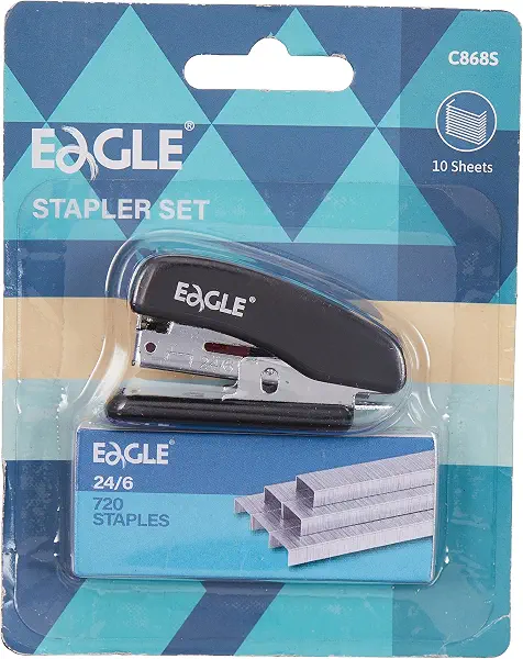 سعر ومواصفات دباسة للجيب صغيرة من ايجل مع دبابيس (B07MWZLFHM) على Amazon EG