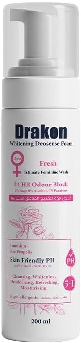 سعر ومواصفات دراكون رغوة تبييض ديوسينس المنعشة 200 مل (B0H6GM1J5R) على Amazon EG