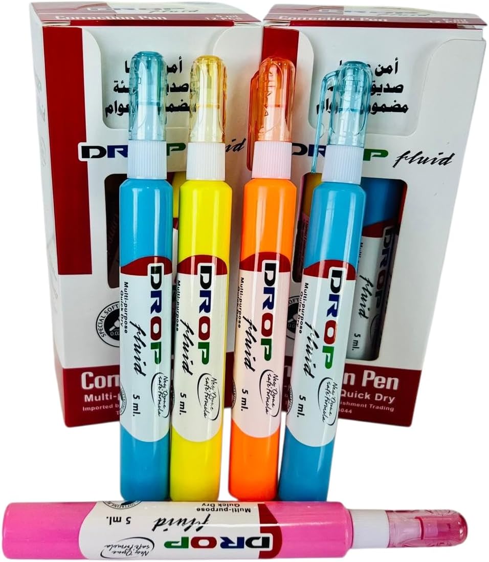 سعر ومواصفات دروب قلم تصحيح الحبر سريع الجفاف 634F 5 مل، نيون (B0H83RD134) على Amazon EG
