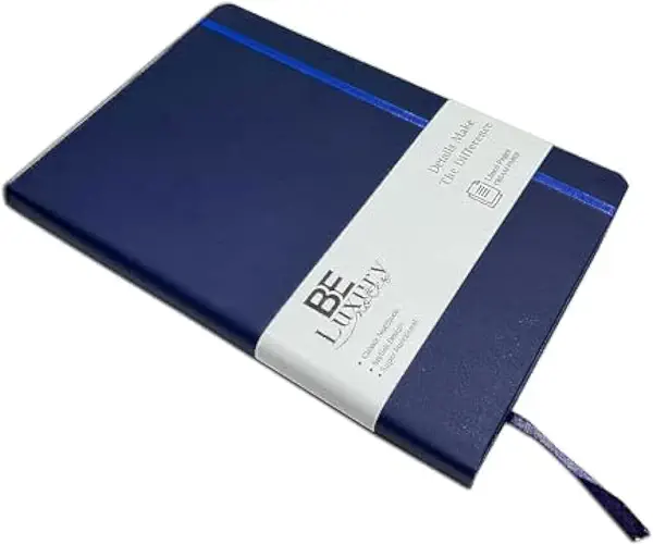 سعر ومواصفات دفتر بغلاف جلد ايه 5 (أزرق داكن) (B0C6KY2CK6) على Amazon EG
