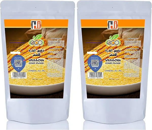 سعر ومواصفات دقيق ذرة أصفر من ايكو هيلثي، 1 كجم، قطعتين (B0FL9P4J6N) على Amazon EG