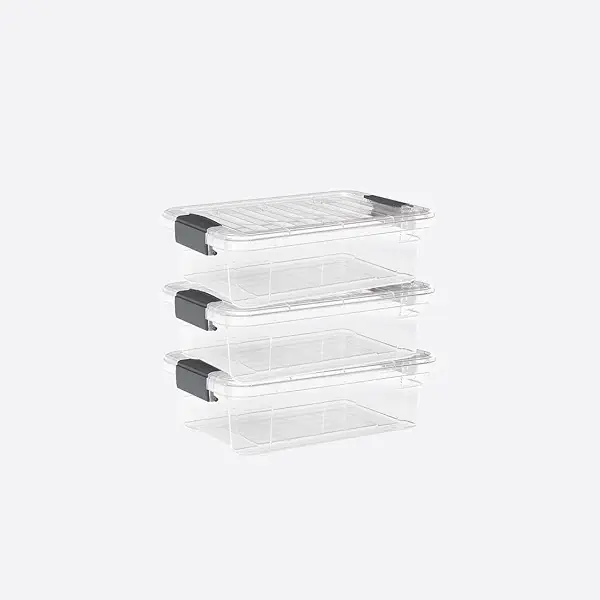 سعر ومواصفات دنيا طقم علب تخزين لوك اند كيب من 3 قطع (1،2) - شفاف (B0H7CDXXCZ) على Amazon EG