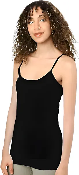 سعر ومواصفات دهب فانلة داخلية قطنية سادة برقبة دائرية وحمالات رفيعة للنساء (B0GYNW8XHF) على Amazon EG