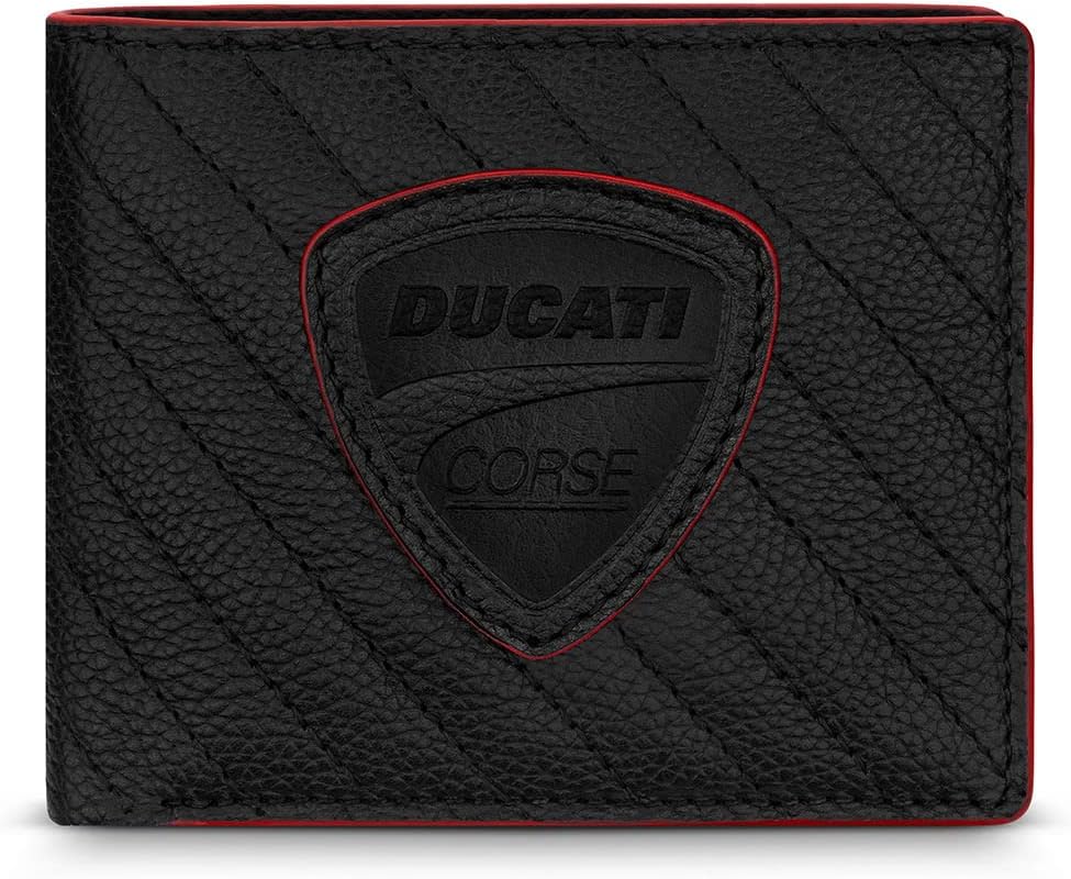 سعر ومواصفات دوكاتي كورس محفظة جلد طبيعي اسود للرجال من ريبارو - DTLGW2201201 (B0C4H6GT6P) على Amazon EG
