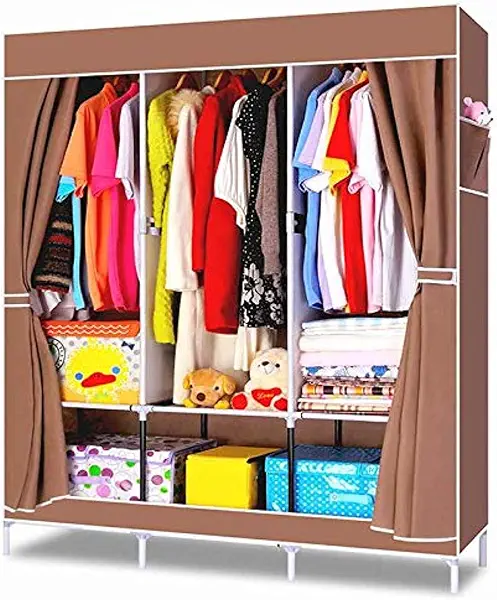 سعر ومواصفات دولاب سفاري محمول مصنوع من المعدن والقماش، متعدد الألوان (B093VW35D2) على Amazon EG