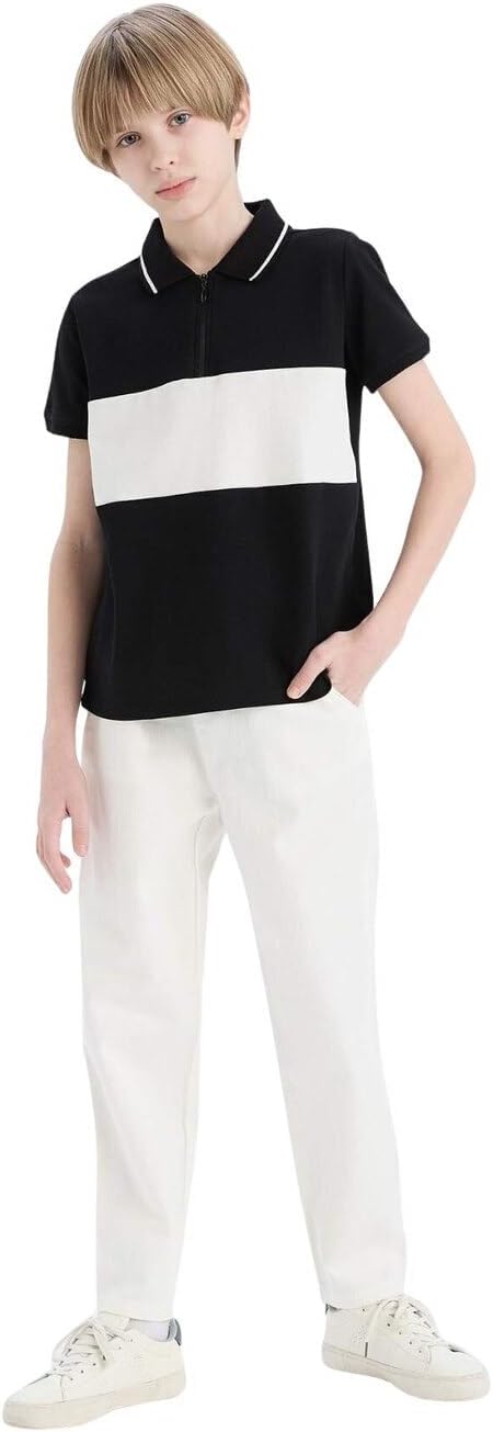 سعر ومواصفات ديفاكتو DeFacto Boys Casual Carrot Fit Woven Bottom Trousers Trousers (pack of 1) (B07X9LQS3Y) على Amazon EG