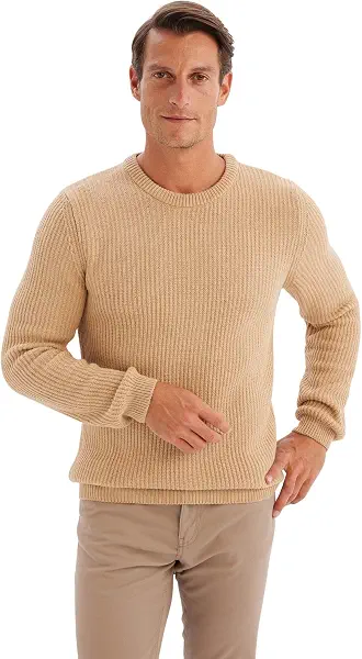 سعر ومواصفات ديفاكتو DeFacto Man Tricot Standart Fit Crew Neck Long Sleeve Pullover C8814AX SWEATER (pack of 1) (B0DHTVV228) على Amazon EG