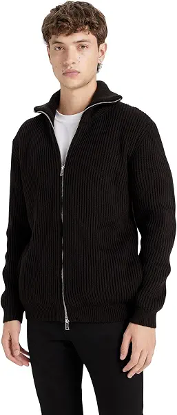 سعر ومواصفات ديفاكتو DeFacto Men Tricot Standart Fit Mock Turtle Neck Cardigan/Bolero C9014AX Pullover Sweater (B0DK6MVQZJ) على Amazon EG