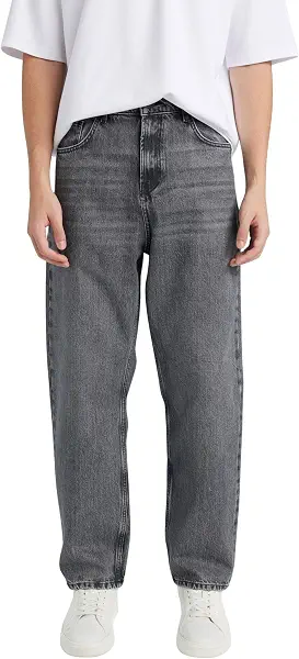 سعر ومواصفات ديفاكتو DeFacto Mens Baggy C5747AX Pants (pack of 1) (B0DK38YCG8) على Amazon EG
