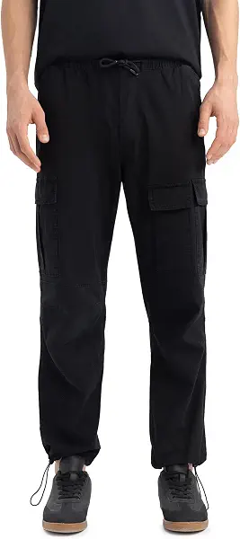 سعر ومواصفات ديفاكتو DeFacto Mens Woven Bottom Relax Fit Woven Trousers B4555AX Pants (pack of 1) (B0CVQQWJHQ) على Amazon EG