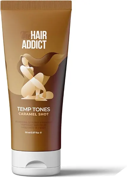 سعر ومواصفات ذا هير اديكت صبغة شعر مؤقتة كراميل شوت من تيمب تونز (88 مل) (B0GG737FC8) على Amazon EG