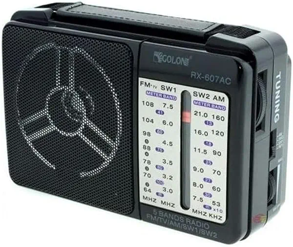 سعر ومواصفات راديو محمول عالي الحساسية، موديل rx-607ac، أسود (B0FD7SJGZB) على Amazon EG