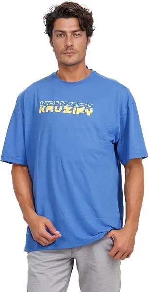 سعر ومواصفات رافين Ravin Mens Kruzify Oversized Graphic T-Shirt Modern (pack of 1) (B0DXPZ5ZS4) على Amazon EG