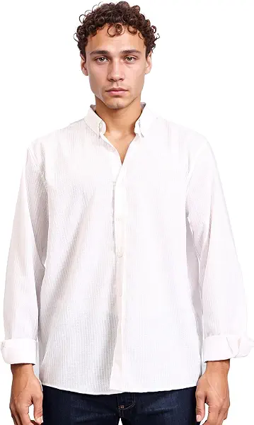سعر ومواصفات رافين اي جي قميص عصري باكمام طويلة للرجال (B0F6NZ2SSB) على Amazon EG