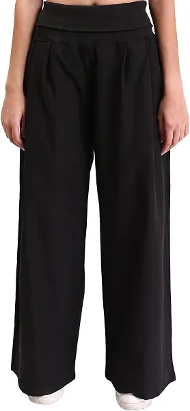 سعر ومواصفات رافين RAVIN Womens Solid Wide Leg Casual Pants - Black - R208119 Pants (pack of 1) (B0CK6TSWZP) على Amazon EG