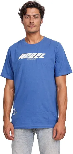 سعر ومواصفات رافين تيشرت عصري برسومات Rebel للرجال من ريفين (B0DXQ3RKJX) على Amazon EG