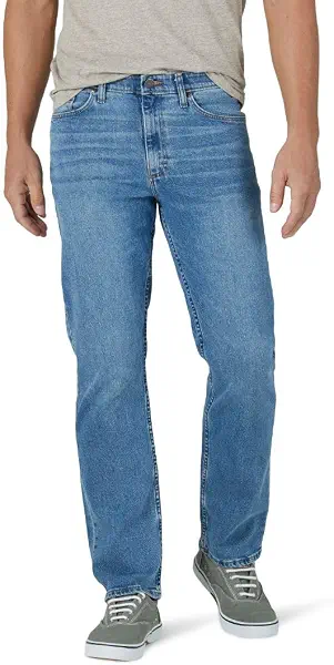 سعر ومواصفات رانجلر Wrangler Mens Jeans Relaxed Fit Comfort Flex Waist Jean (B09K3R7YMP) على Amazon EG