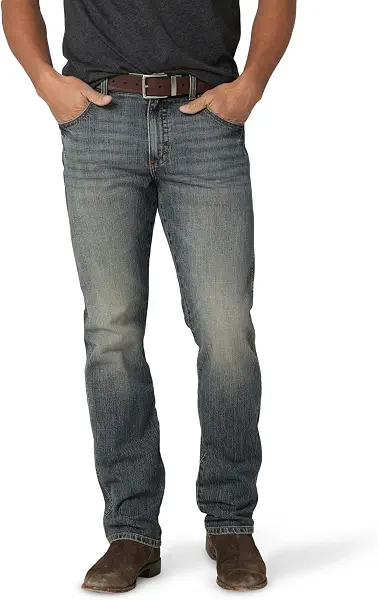 سعر ومواصفات رانجلر Wrangler mens Retro Slim Fit Straight Leg Jean Jeans (pack of 1) (B0B2JFV1JM) على Amazon EG