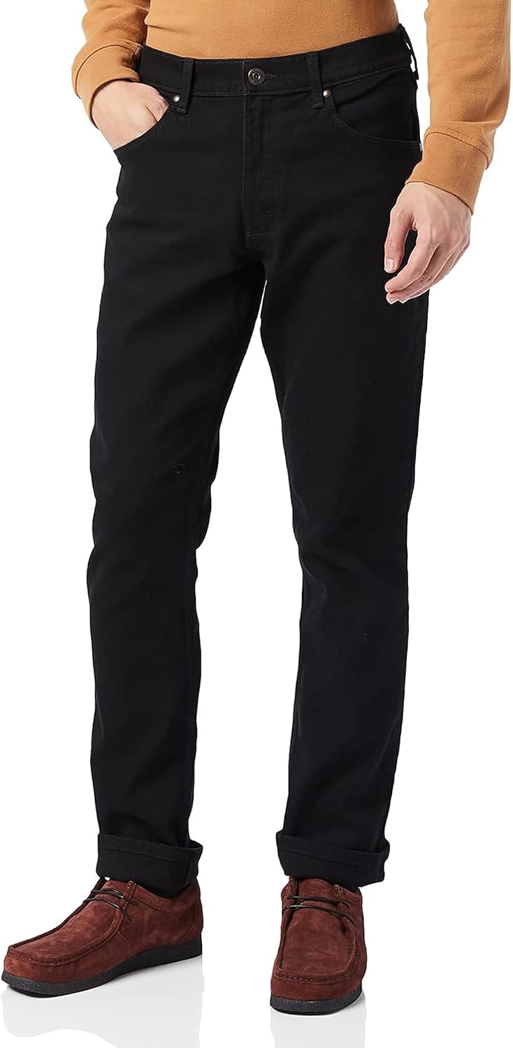 سعر ومواصفات رانجلر جينز تكساس تونال للرجال, أسود, S | Bootcut fit, low waist, slim through seat and thigh, iconic W seam, five-pocket ... (B07GB8CN4G) على Amazon EG