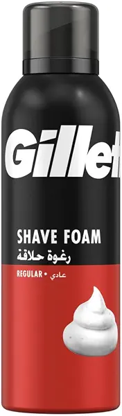 سعر ومواصفات رغوة حلاقة عادية للرجال من جيليت، 200 مل (B00DRDZZT8) على Amazon EG