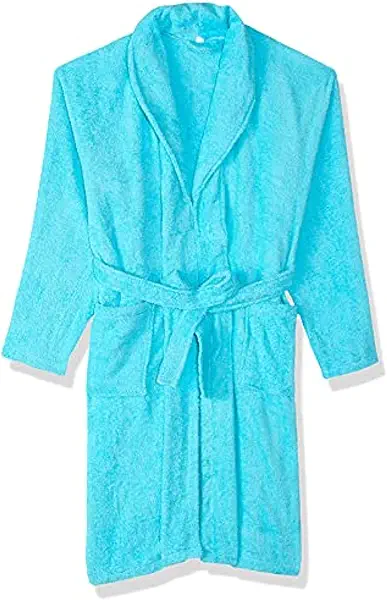 سعر ومواصفات روب استحمام قطن للرجال من روزا هوم، مقاس XXS- تركواز (B096L6VY4W) على Amazon EG
