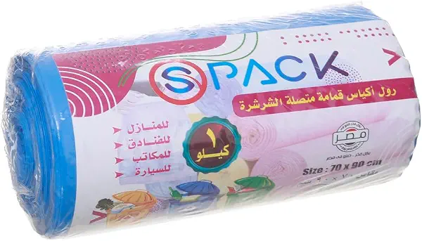 سعر ومواصفات رول أكياس قمامة من اعمار مصر عالي الجودة (S.Pack) - مقاس (70× 90 سم) ازرق - وزن 1 كيلو (B0FX9QR1HJ) على Amazon EG