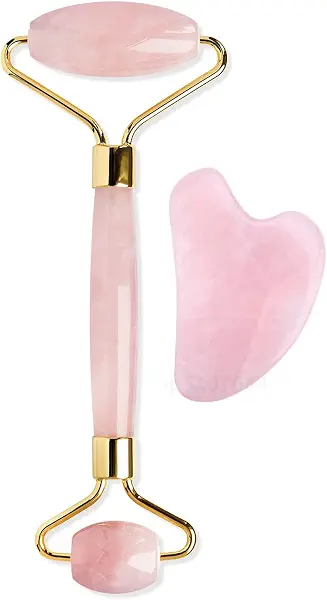 سعر ومواصفات رولر التدليك من فيري، لون ستون وردي، موديل FY1784848، مع حجر طبيعي وتبريد وتطبيق السيروم، تقنية اللفافة (B0CNRH36HL) على Amazon EG