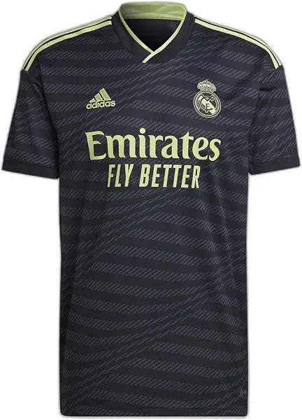 سعر ومواصفات ريال مدريد تيشيرت ريال مدريد أسود للرجال من ثيرد كيت لموسم 2022/2023 (B0BQ7K18D8) على Amazon EG