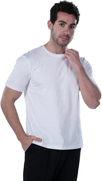 سعر ومواصفات ريد قطن تيشيرت قطن بقصة عادية للرجال - ابيض - مقاس 3X (B09YX1GXDT) على Amazon EG