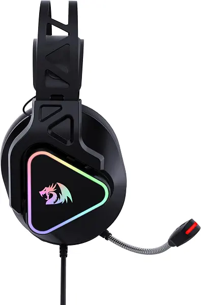سعر ومواصفات ريدراجون سماعة راس للالعاب H370 كادموس ار جي بي USB - صوت محيطي 7.1-53 مم - اضاءة الفضاء اللوني - وحدة تحكم مدمجة (اسود)، سلكي، فوق الاذن (B0BRHGCG8C) على Amazon EG