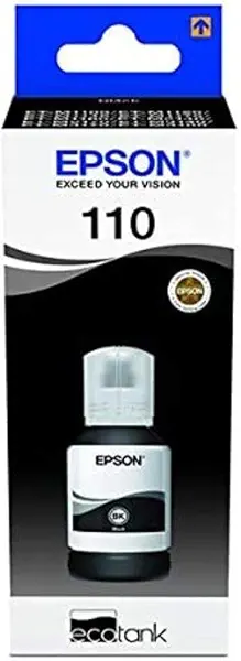 سعر ومواصفات زجاجة حبر بصبغة ايكو تانك بلون أسود من ابسون، 110 (B083Y6W2C1) على Amazon EG