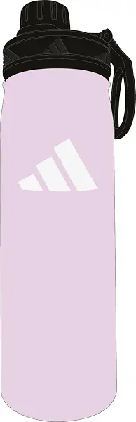 سعر ومواصفات زجاجة مياه معدنية سعة 0.6 لتر بغطاء لولبي من اديداس - وردي فاتح/أسود (CLPINK/BLACK)، مقاس واحد (B0F1F5Z6HH) على Amazon EG