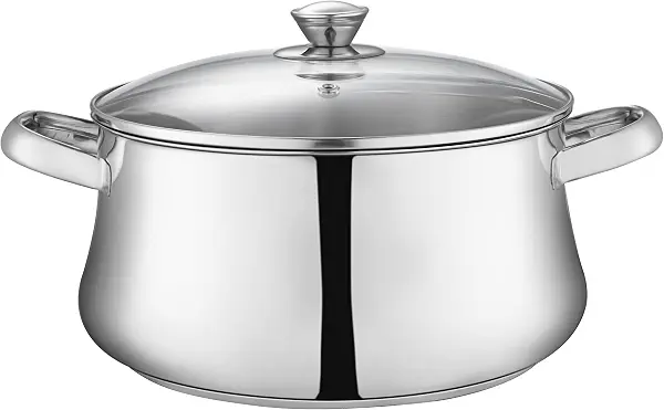سعر ومواصفات زهران 0330030024 حلة طهي ستانلس ستيل بمقابض وغطاء 24 سم (B08Z49Z4FW) على Amazon EG
