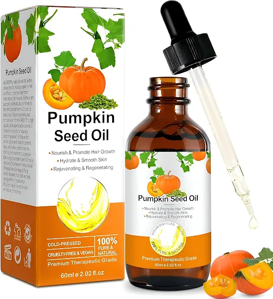 سعر ومواصفات زيت بذور يقطين طبيعي لتحسين الدورة الدموية لفروة الرأس وتعزيز نمو الشعر وتقليل شيب الشعر بمرور الوقت (B0DTGXL9YB) على Amazon EG