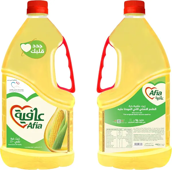 سعر ومواصفات زيت ذرة من عافية - 1.6 لتر (B09JGLT9M5) على Amazon EG