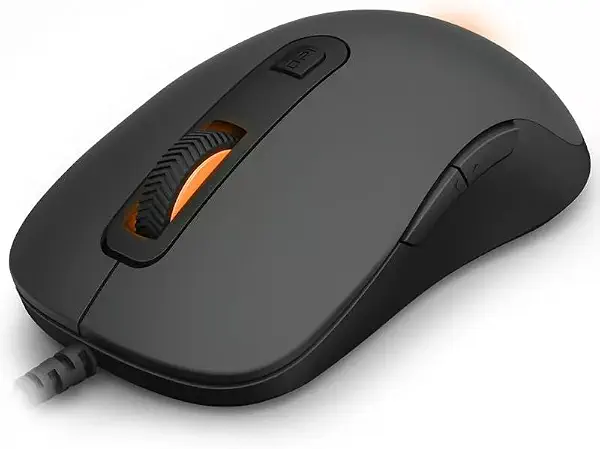 سعر ومواصفات زيرو ماوس العاب سلكي احترافي ZR-1850 3600 نقطة لكل بوصة مع اضاءة LED خضراء، اسود (B0HBFK4G7S) على Amazon EG