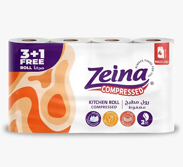 سعر ومواصفات زينة مطبخ مناديل مضغوطة 4 رول (B01JF3YAWQ) على Amazon EG