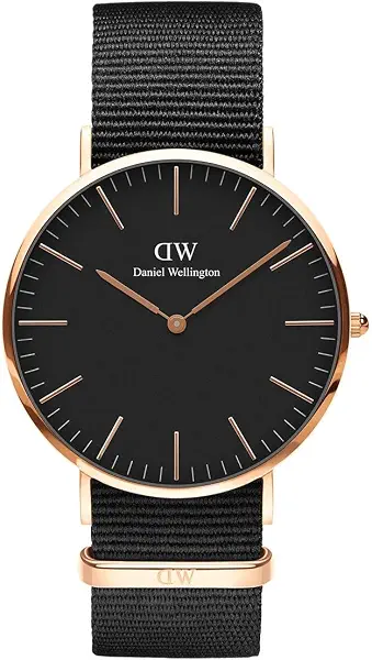 سعر ومواصفات دانيال ولينغتون ساعة DW00100148, انالوج بعقارب للرجال متعدد الألوان, حزام (B01M023SM0) على Amazon EG