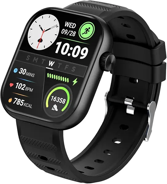 سعر ومواصفات ساعة ذكية بشاشة عرض O20B (2.4 بوصة) LCD، سطوع 480 وحدة مضيئة في البكسل، عمر بطارية 7 أيام، مراقبة معدل ضربات القلب والأكسجين في الدم، مقاومة للماء IP68 مع أوضاع رياضية متعددة من اي تيل، لون أسود (B0GH14BQB6) على Amazon EG