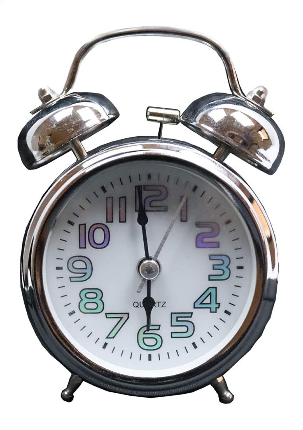 سعر ومواصفات ساعة منبه انالوج معدنية (فضي) (B08XLL919Y) على Amazon EG