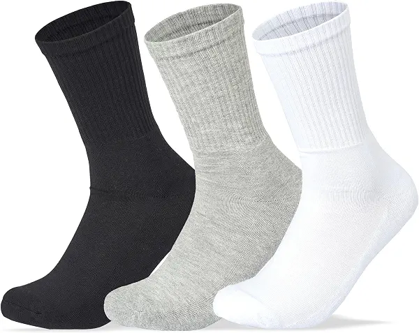 سعر ومواصفات سام سوكس Sam Socks Men Set of 3 Half Terry Sport Socks Plain 41-46 EU (B0DV9XYFDV) على Amazon EG