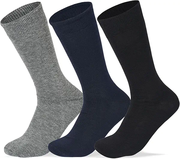 سعر ومواصفات سام سوكس Sam Socks Men Set of 3 Classic Socks Plain 41-46 EU (B0DVCDJBT2) على Amazon EG