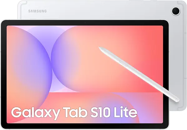 سعر ومواصفات سامسونج جالكسي تاب S10 لايت بنظام أندرويد داعم لشبكة الجيل الخامس 5G، ذاكرة رام 8 جيجابايت، سعة تخزين 256 جيجابايت، شاشة 10.9 بوصة بتردد 90 هرتز، مدة تشغيل بطارية طويلة، لون فضي (B0FN4BMGH8) على Amazon EG