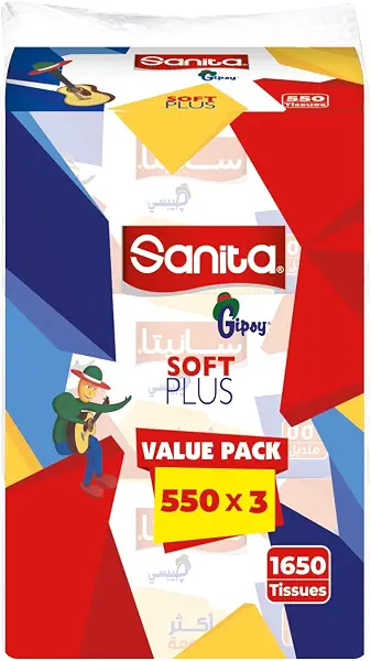 سعر ومواصفات سانيتا مناديل الوجه - 3 قطع (B091Q7MRVL) على Amazon EG