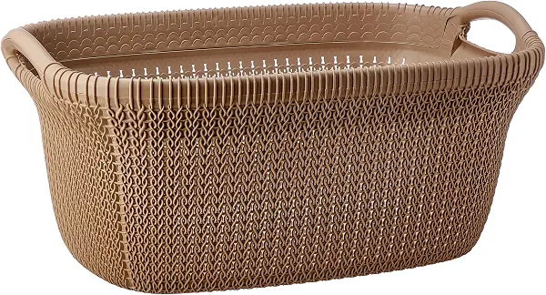 سعر ومواصفات سبت غسيل بيضاوى بالم بيج كافيه (B093G57GCR) على Amazon EG