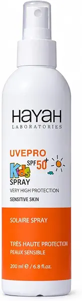 سعر ومواصفات سبراي UVEPRO للأطفال بعامل حماية من الشمس 50+ 200 مل (B08ZNVPGFQ) على Amazon EG