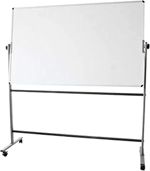 سعر ومواصفات سبورة بيضاء بحامل بعجلات (90 سم × 1.20 م) - أبيض (B099DMP6CF) على Amazon EG