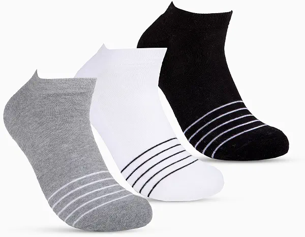 سعر ومواصفات ستيتش Men's Pack of 3 Half Terry Ankle Socks (B0DVTBY8QS) على Amazon EG
