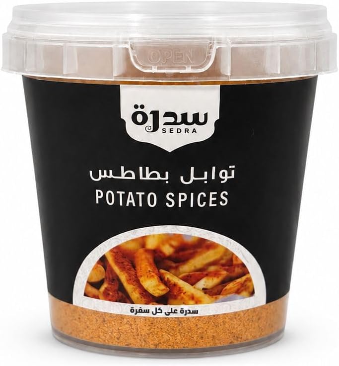 سعر ومواصفات Sedra Potato Spices 100 Gram | Balanced Spice Blend, For Fries & Wedges, Oven & Air Fryer Use, Easy to Apply, Everyday Coo... (B0HJ6368KG) على Amazon EG