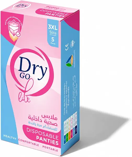 سعر ومواصفات سراويل داخلية مريحة للاستعمال مرة واحدة من دراي جو لايف، 6 قطع، مقاس 3XL (B0HL6B8ZBQ) على Amazon EG